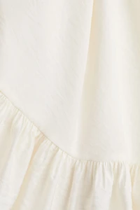Ruffle-Detail Sleeveless Dress