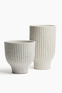 Vase haut en terracotta