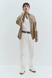 Loose-Fit Button-Down Shirt