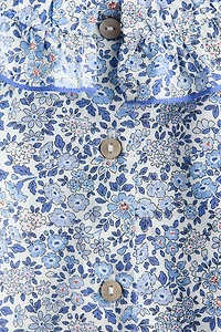 Patterned Cotton Blouse