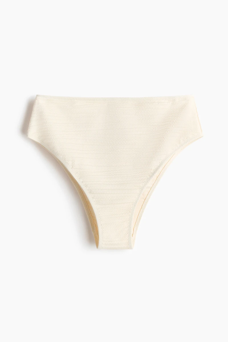 High Waist Cheeky Bikini Bottoms