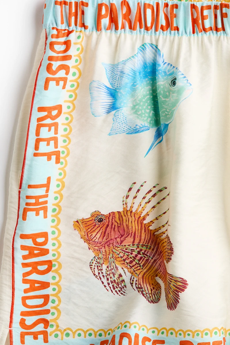 Short à motif
