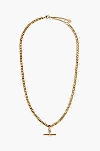 Waterproof T-Bar Necklace