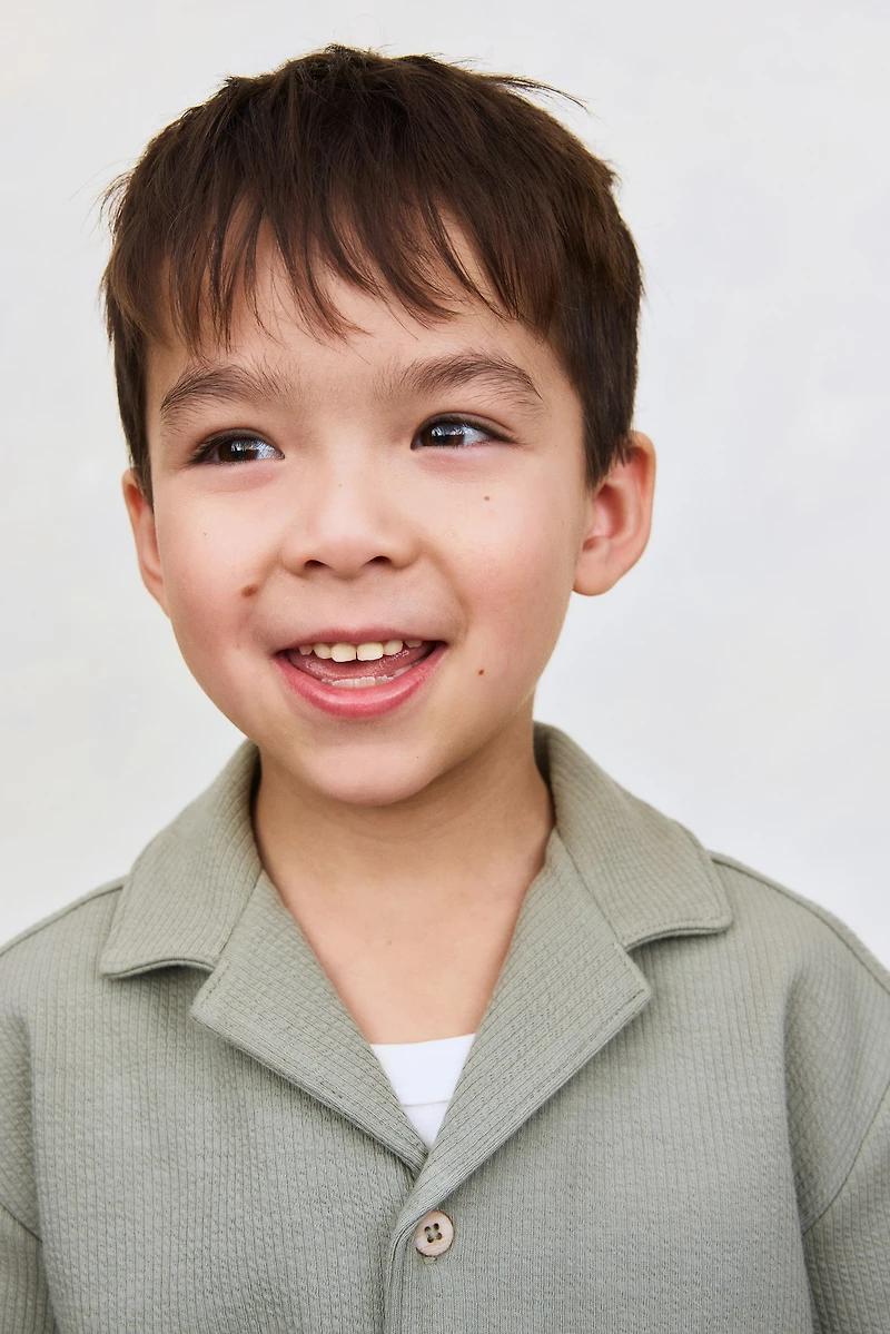 2-Piece Textured Cotton Set