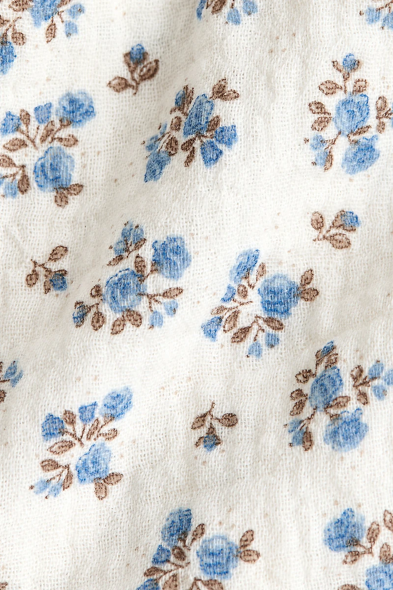 Printed Cotton Muslin Dress