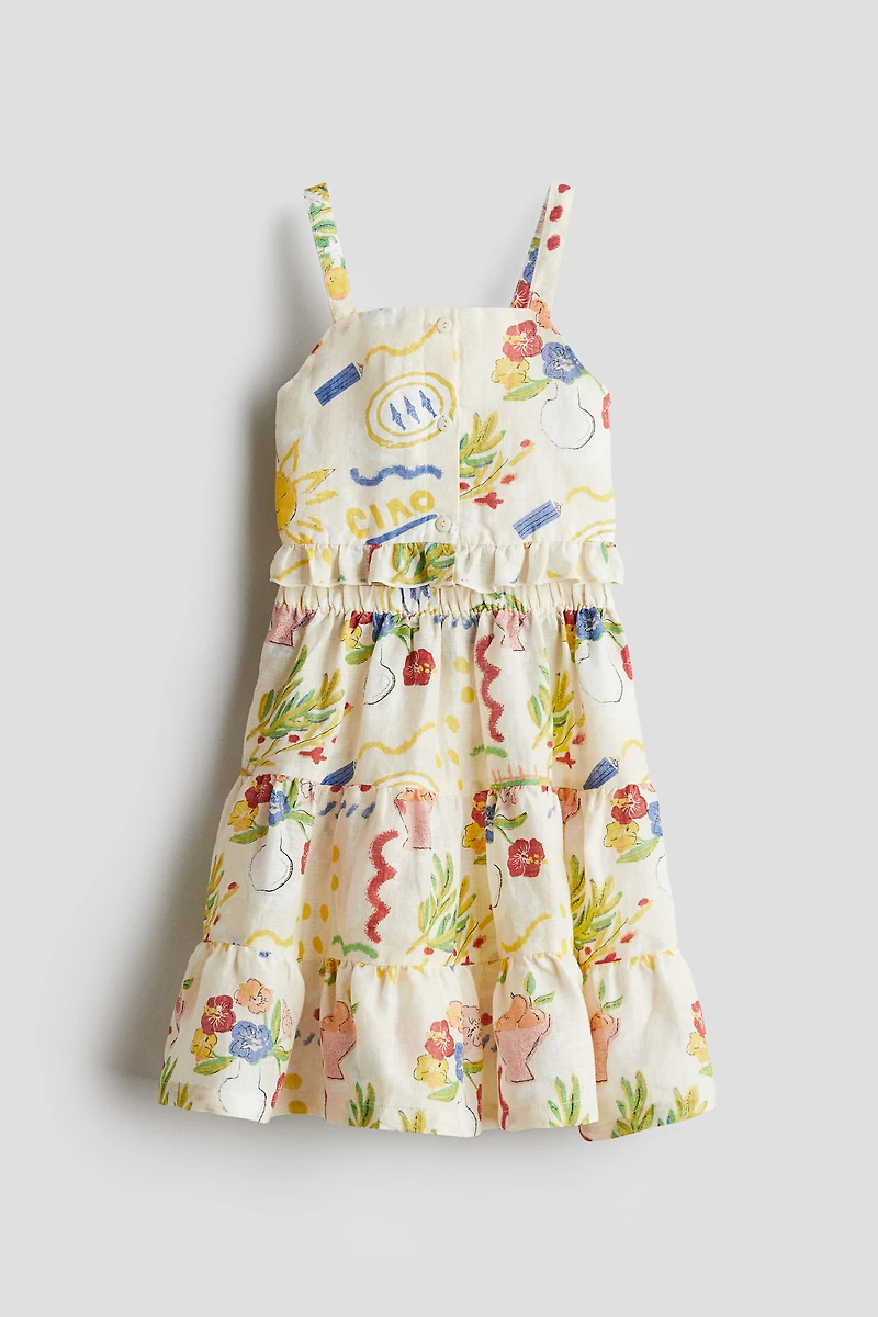 2-Piece Printed Linen Set