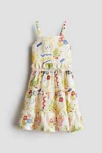 2-Piece Printed Linen Set