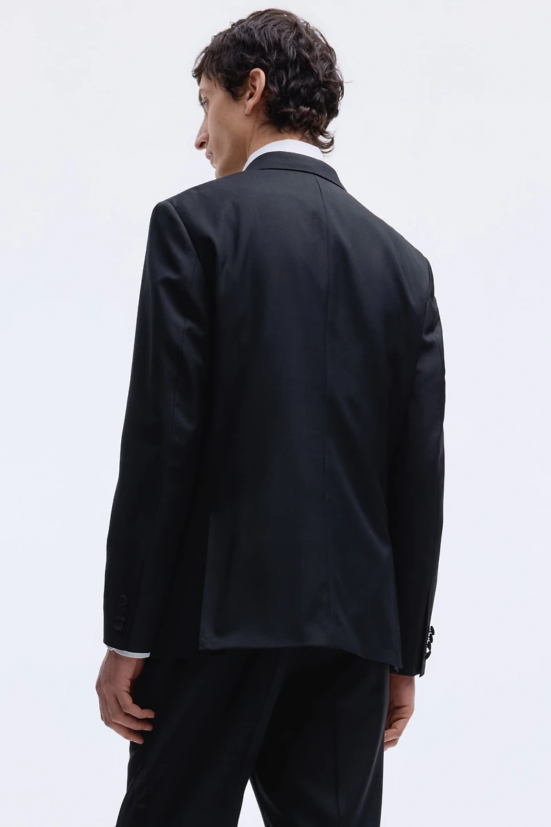 Veste d'habit classique en laine mélangée