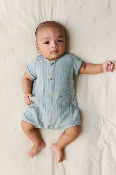 Cotton Muslin Romper Suit