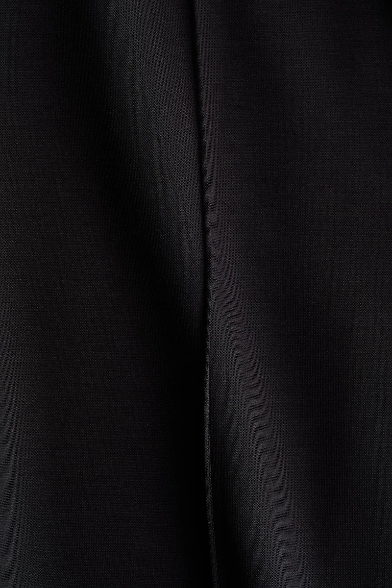 Wide Crease-Front Joggers