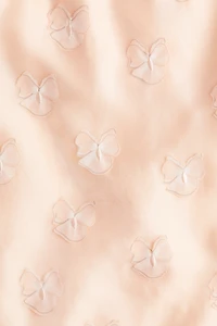 Appliquéd organza dress