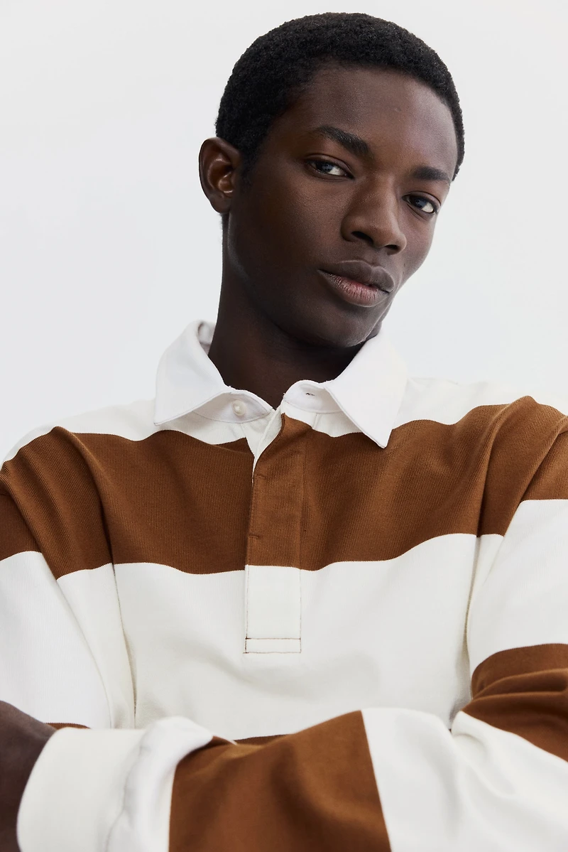 Regular-Fit Cotton Rugby Shirt