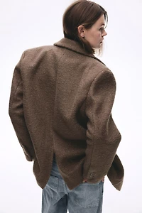 Blazer à boutonnage simple