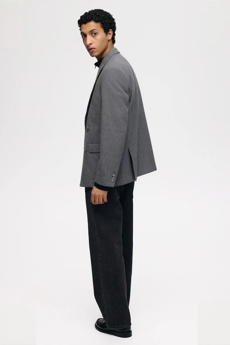 Relaxed-Fit Wool-Blend Jacket