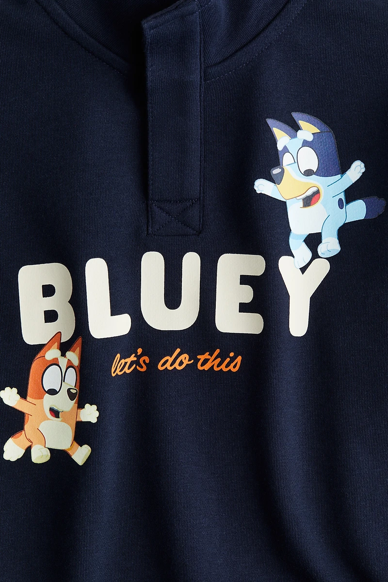 Printed Brushed-Inside Sweatshirt