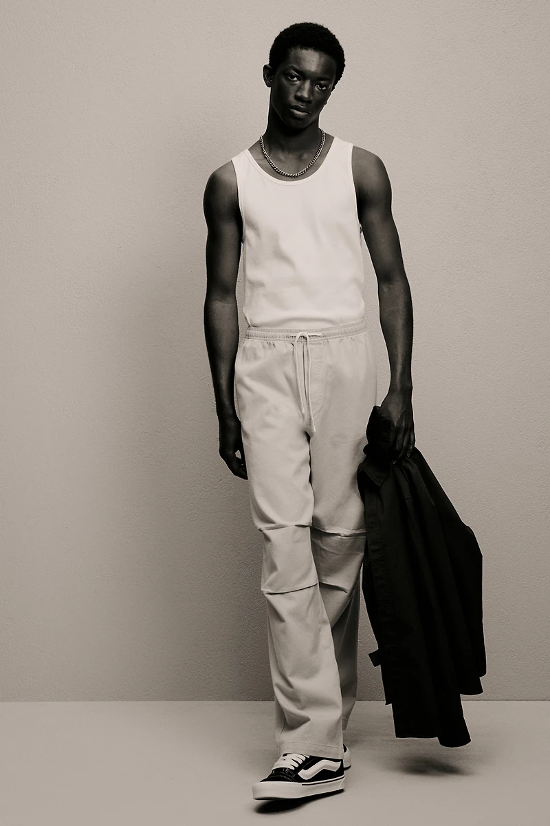 Pantalon Coupe Flottante en sergé