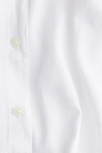 MAMA Linen-Blend Shirt Dress