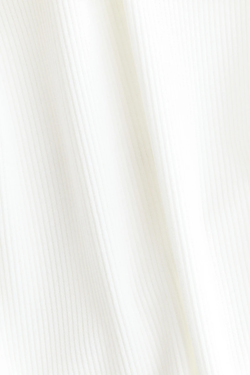 Rib-Knit Off-the-Shoulder Top