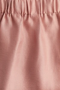 Sheer Satin Skirt