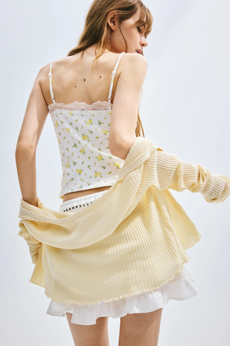 Lace-Detail Camisole Top