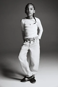 Relaxed Paper Bag Jeans