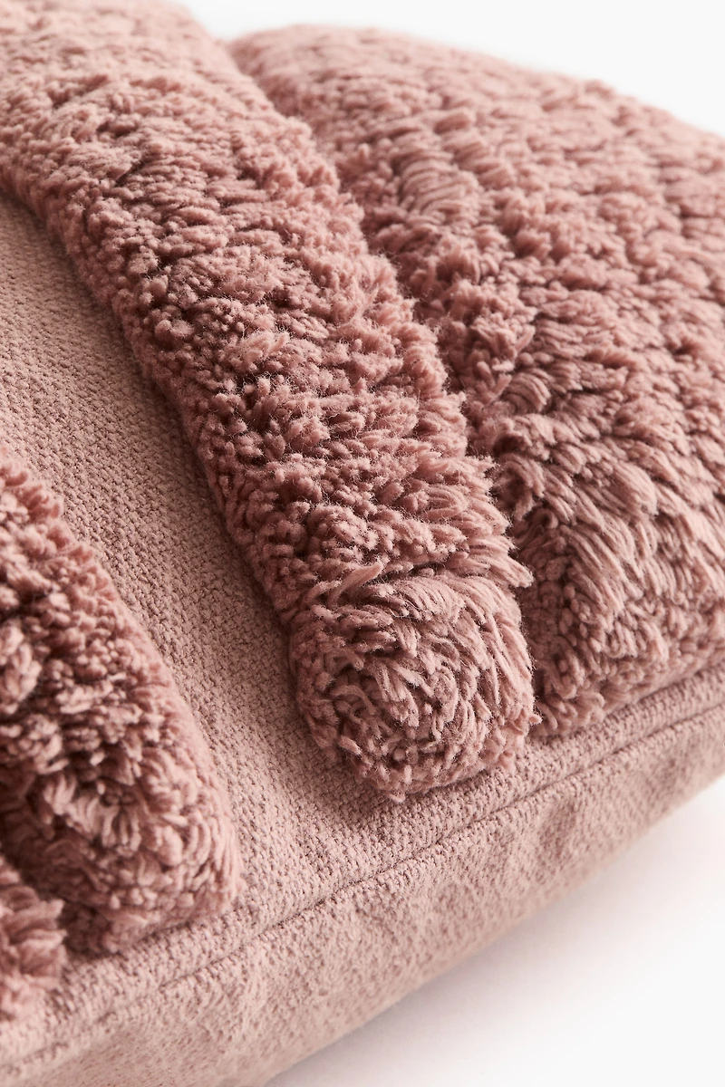 Housse de coussin en coton à motif