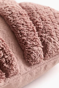 Housse de coussin en coton à motif