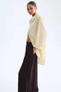 Pantalon en sergé avec jambes ballon