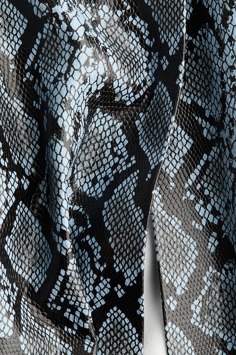 Coated Pencil Skirt