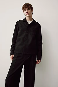 Regular Fit Napped Overshirt