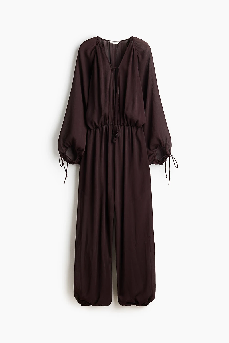 Oversized Balloon-Leg Jumpsuit