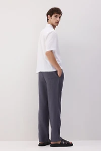 Regular-Fit Linen Pants