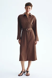 Shirt Dress with Belt