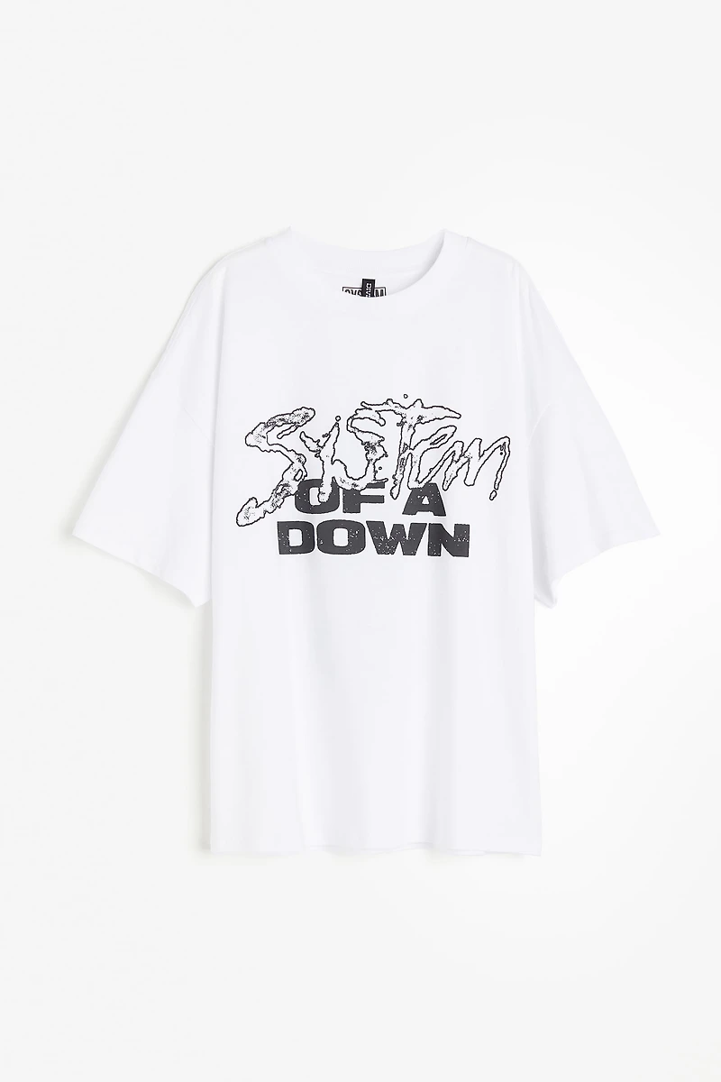 T-shirt grande taille imprimé