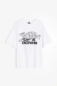 T-shirt grande taille imprimé