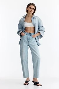 Barrel High Ankle Jeans