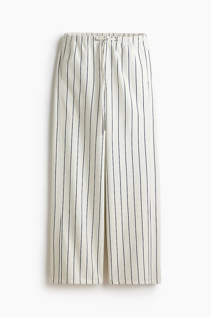 Denim Drawstring Pants