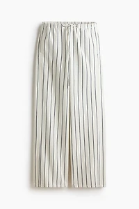Denim Drawstring Pants