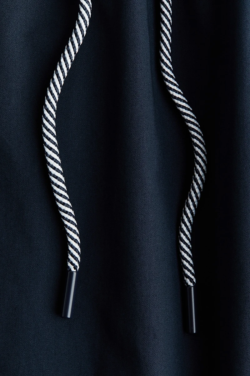 Cotton Skirt with Drawstring