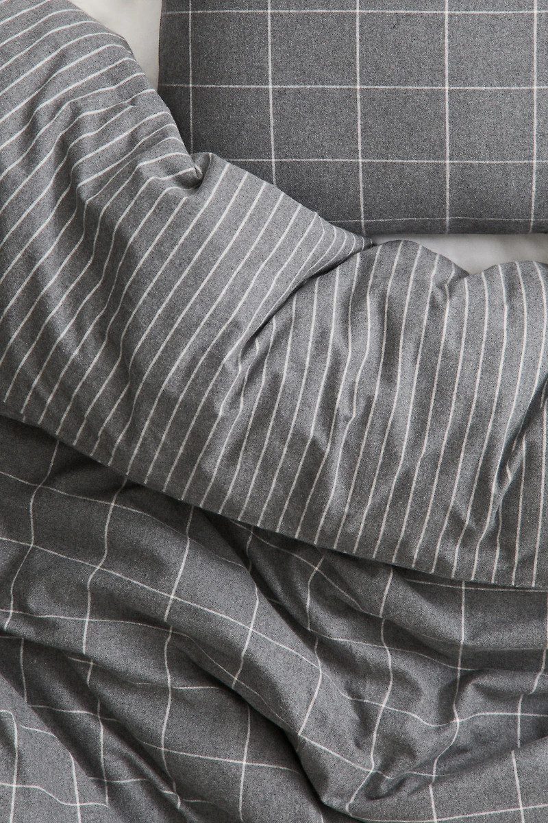 Housse de couette lit simple en flanelle