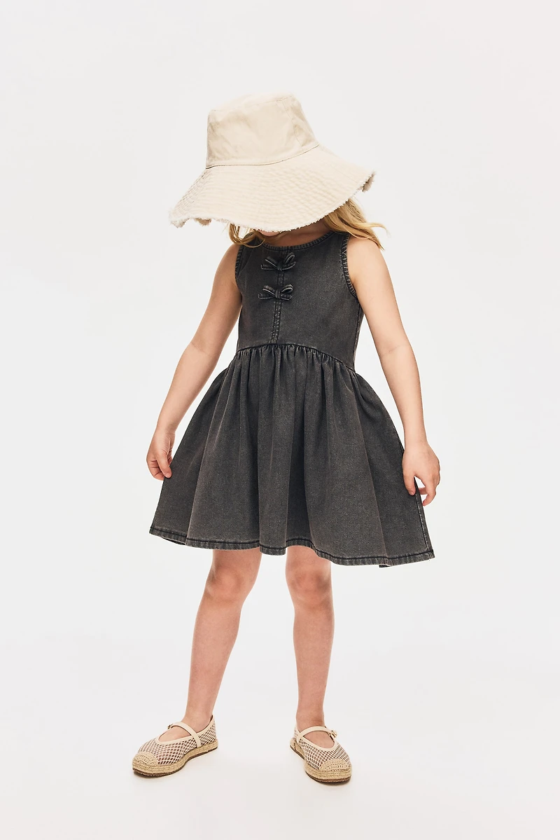 Denim-Look Dress