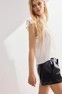 Haut en jersey texturé