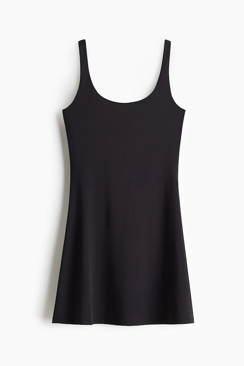 Sleeveless Microfiber Dress