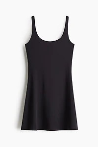 Sleeveless Microfiber Dress