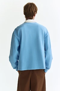 Loose-Fit Cotton Polo Shirt