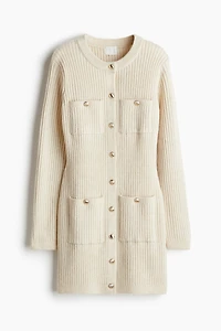 Pocket-Front Knit Dress