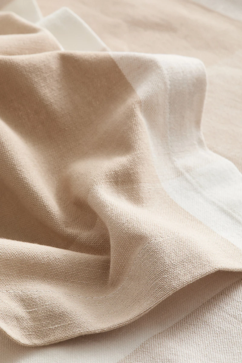 Linen-Blend Tablecloth