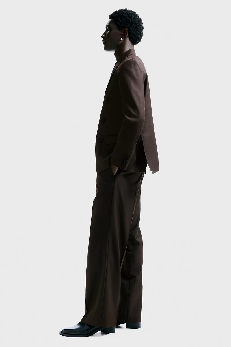 Veste de tuxedo classique en laine mélangée