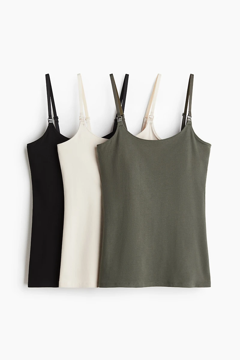 MAMA 3-Pack Nursing Camisole Tops
