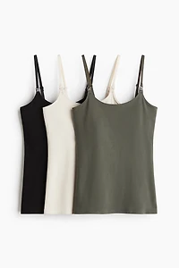 MAMA 3-Pack Nursing Camisole Tops